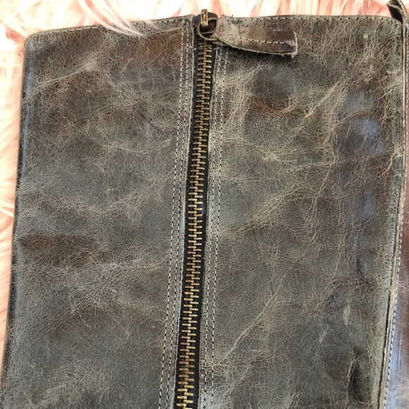 Matisse Wilmer Distressed Tall Leather BrownBoots - Picture 4 of 8